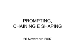 Prompting, chaining e shaping
