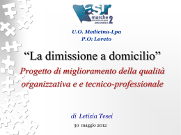 dell`infermiere di continuit&agrave; assistenziale