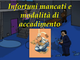 L`infortunio mancato - Formazione e Sicurezza