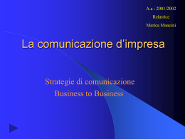 La Comunicazione d`Impresa