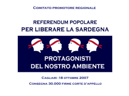 referendum popolare dossier 2007 finale 18 ottobre