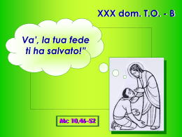 XXX dom. TO - Parrocchia San Francesco di Assisi Cerignola