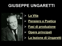La lezione di Ungaretti