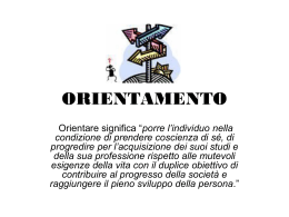 orientamento e lavoro - Istituto Comprensivo Colozza