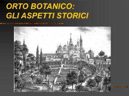 L`Orto Botanico di Padova: Storia (ppt 228 Kb)