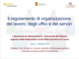 Slides Prof. Donato Antonio Limone