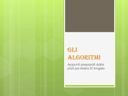 La presentazione