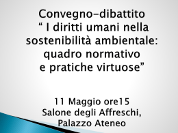 Scarica la presentazione del gruppo di lavoro degli