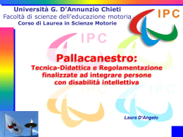 Tesi sportiva - sito pgs abruzzo