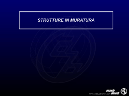 strutture in muratura - INFOWEB