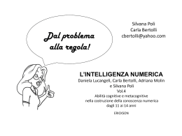 L`INTELLIGENZA NUMERICA
