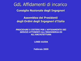 Ing. M. Lapenna 317,50 kB PPT - Ordine dei Geologi di Basilicata