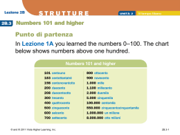 2B.3 Numbers 101 and higher