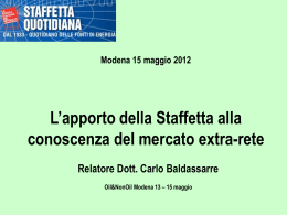 Mercato interno extra-rete
