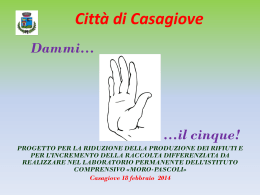 Progetto “DAMMI IL CINQUE”!