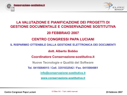 TECNOLOGIA E STRUMENTI PER LA