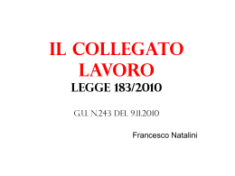 slides &ndash; Dott. Natalini - Camera Civile del Foro di Vercelli