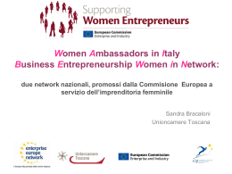 Dal WAI al Be-Win - BE-WIN Business Entrepreneurship Women In