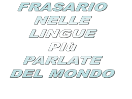 frasario lingua italiana