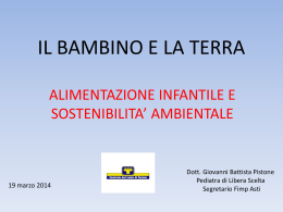 Scarica la presentazione del dott. Pistone formato ppt