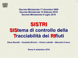 Sezione &ldquo;Area movimentazione&rdquo;