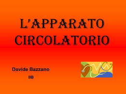 Apparato circolatorio - di Davide Bazzano IIB