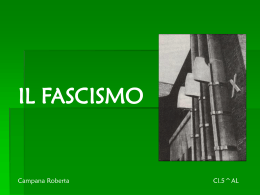il fascismo - ISIS "Vincenzo Manzini"