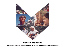 Il Centro Maderna - La Conferenza Territoriale Sociale e Sanitaria di