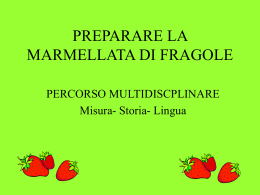 marmellata di fragole