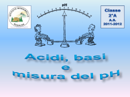 acidi, basi e misura del pH