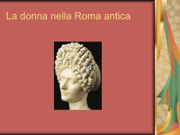 La donna nella Roma antica