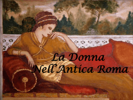 Donna nell`antica Roma
