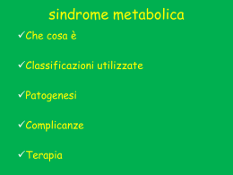 Sindrome metabolica