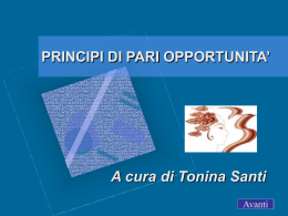 Scarica "Principi di Pari Opportunit&agrave;"