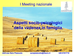 Violenza in famiglia - FIGLIPERSEMPRE NAZIONALE