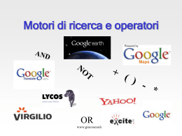 I motori di ricerca
