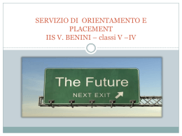 the future next exit - Istituto Vincenzo Benini