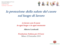 Presentazione Dr. Lombardi - Conferenza Stampa del 22/9/2010