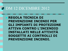 il progetto di prevenzione incendi - Collegio dei Periti industriali