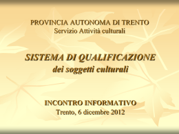 sistema di qualificazione