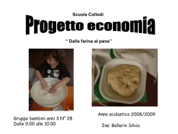 Dalla farina al pane - Istituto Comprensivo Spinea 1