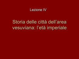Una breve storia delle citt&agrave; dell`area vesuviana