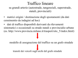 Ordine delle tabelle da riempire nel modulo Traffico