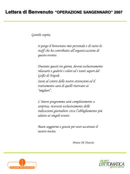 &ldquo;OPERAZIONE SANGENNARO&rdquo; 2007