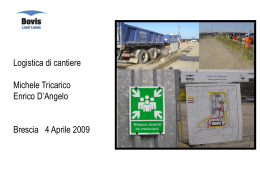 Logistica di cantiere 2 - Scuola Edile Bresciana