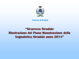 manutenzione segnaletica 2014