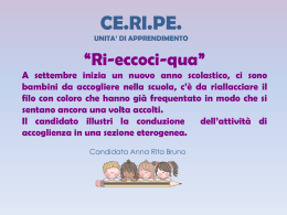 LEZIONE INFANZIA - Direzione Didattica statale 3&deg; Circolo di