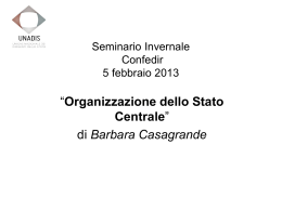 scarica le slides sui Ministeri