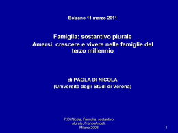 Diapositiva 1 - Associazione La strada