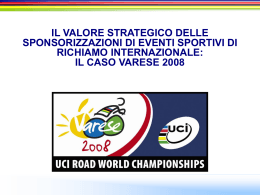 il caso varese 2009 - Dipartimento di Economia